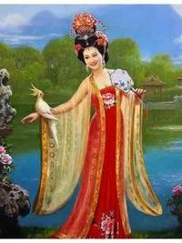 下联：玉树临风塞北郎
解析：上联描绘江南女子的美貌，此下联则转写塞北男子的潇洒。