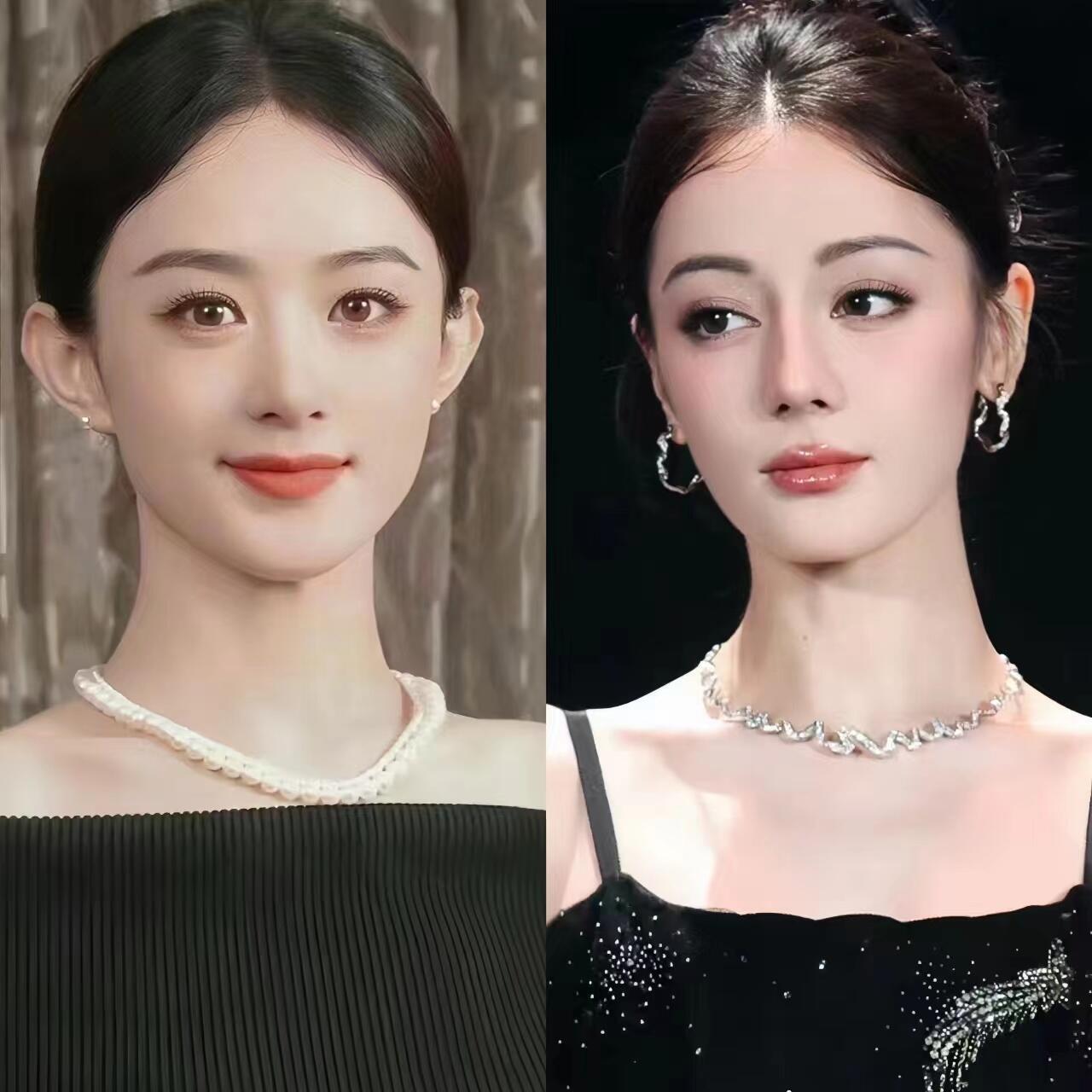 赵丽颖和迪丽热巴双顶流，真的太美了～ ​​​