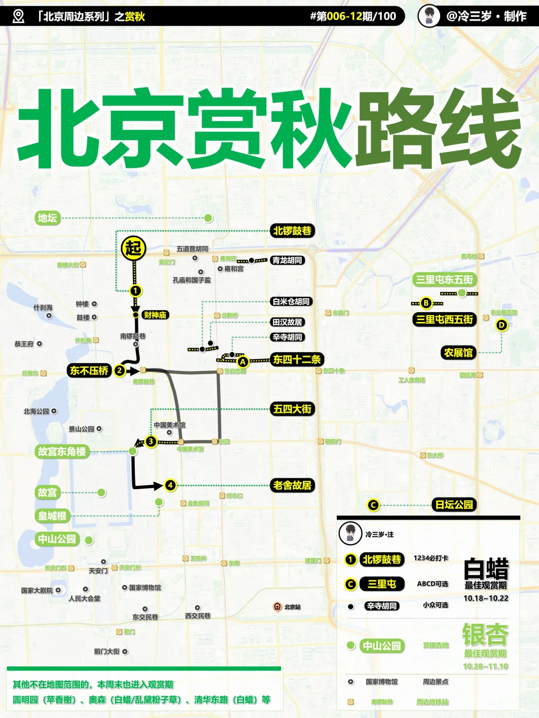 找坏了吧？最近一周北京最佳赏秋路线弄完了！