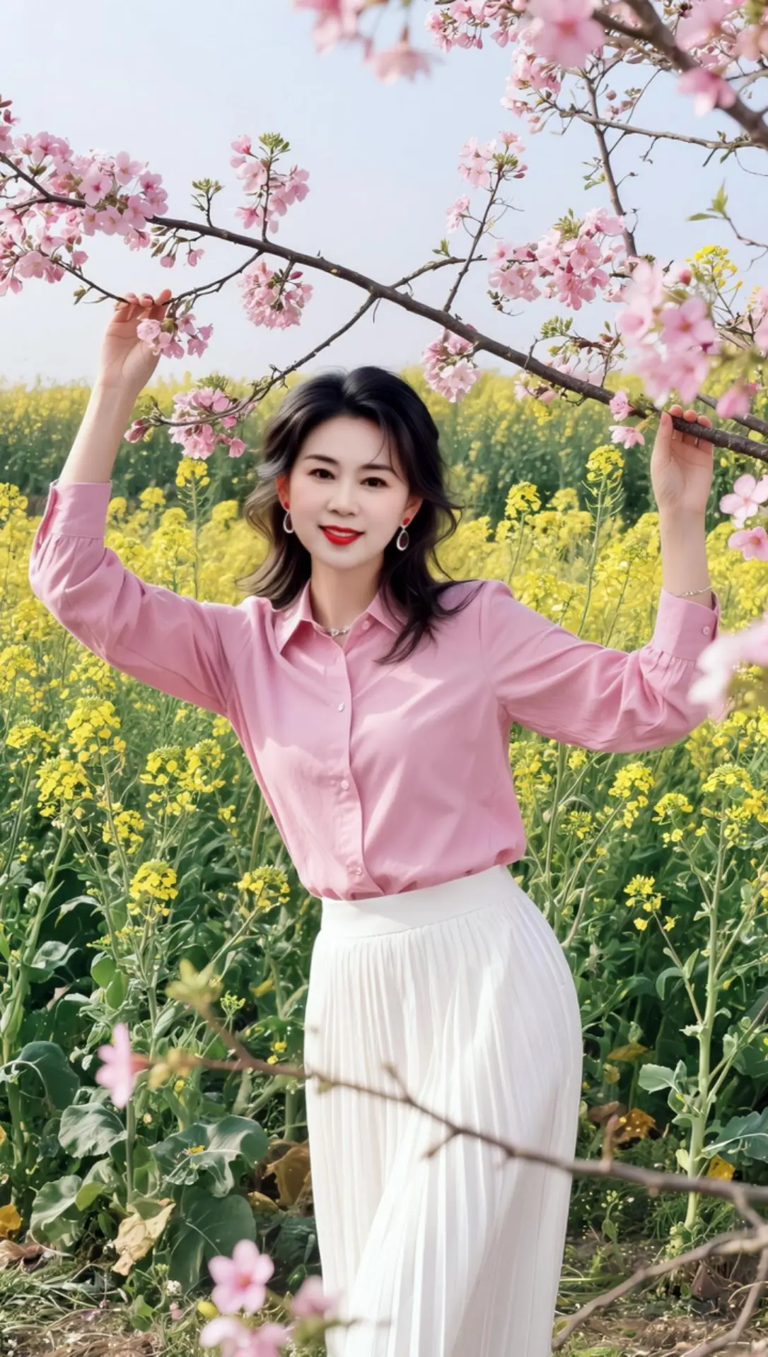 AI春日田园照 随变ai随便玩