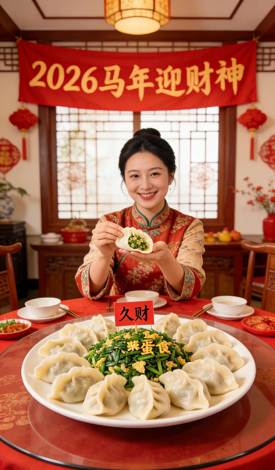 大年初五捏元宝，迎财神咯！
 
在咱蒲城，破五的饺子可是“招财神器”，咬一口，福