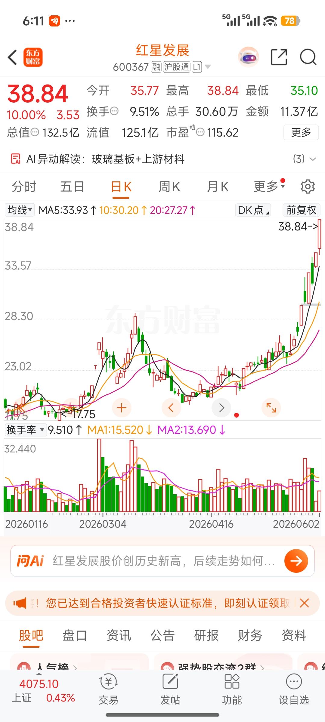 粉哥（粉葛）+游佬（华泰总部）席位全拆解+红星发展3日1亿买入逻辑
 
投资必警