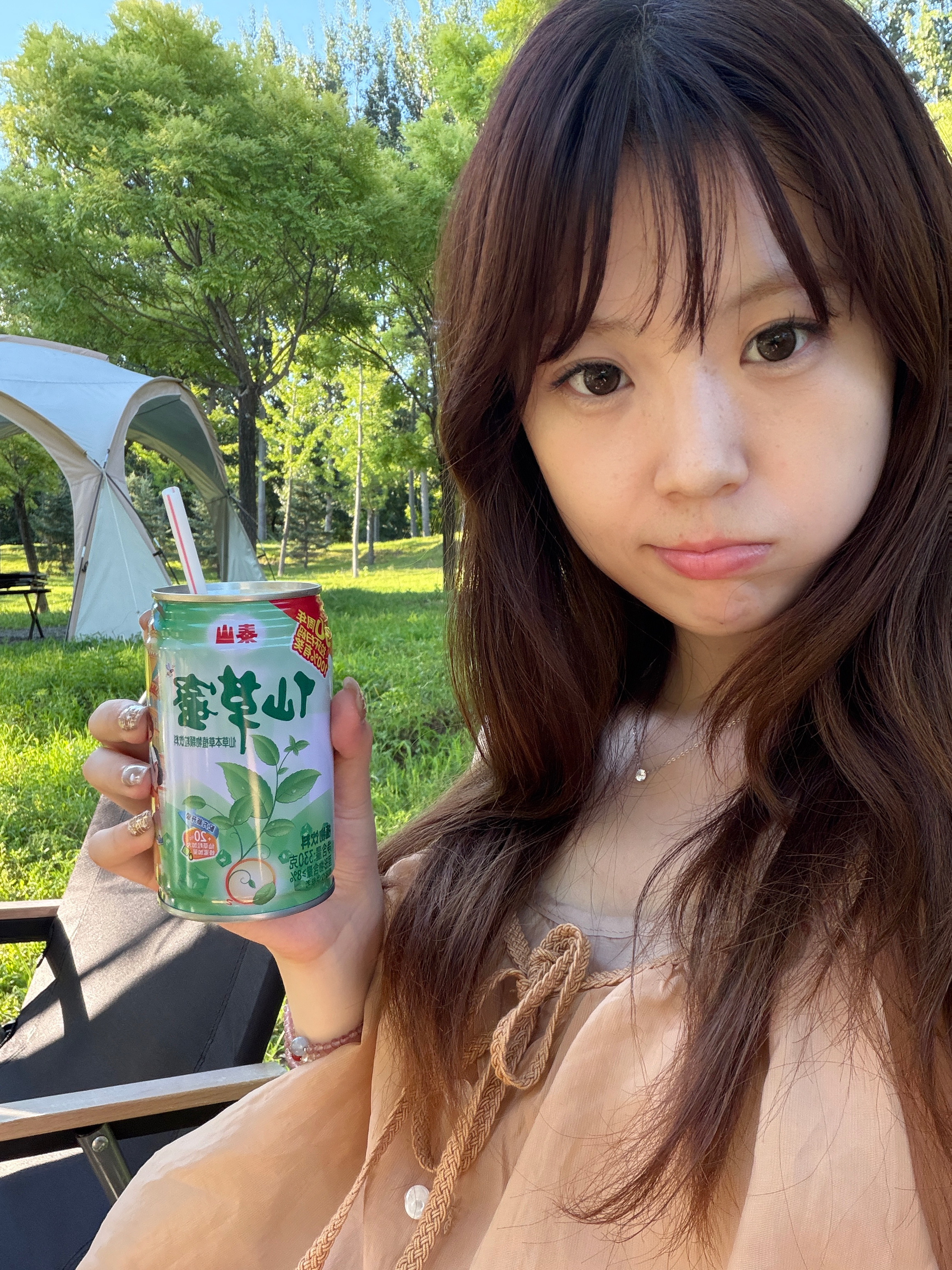 今天去野营了！玩得好开心！人果然要适当接触大自然才行！！ 