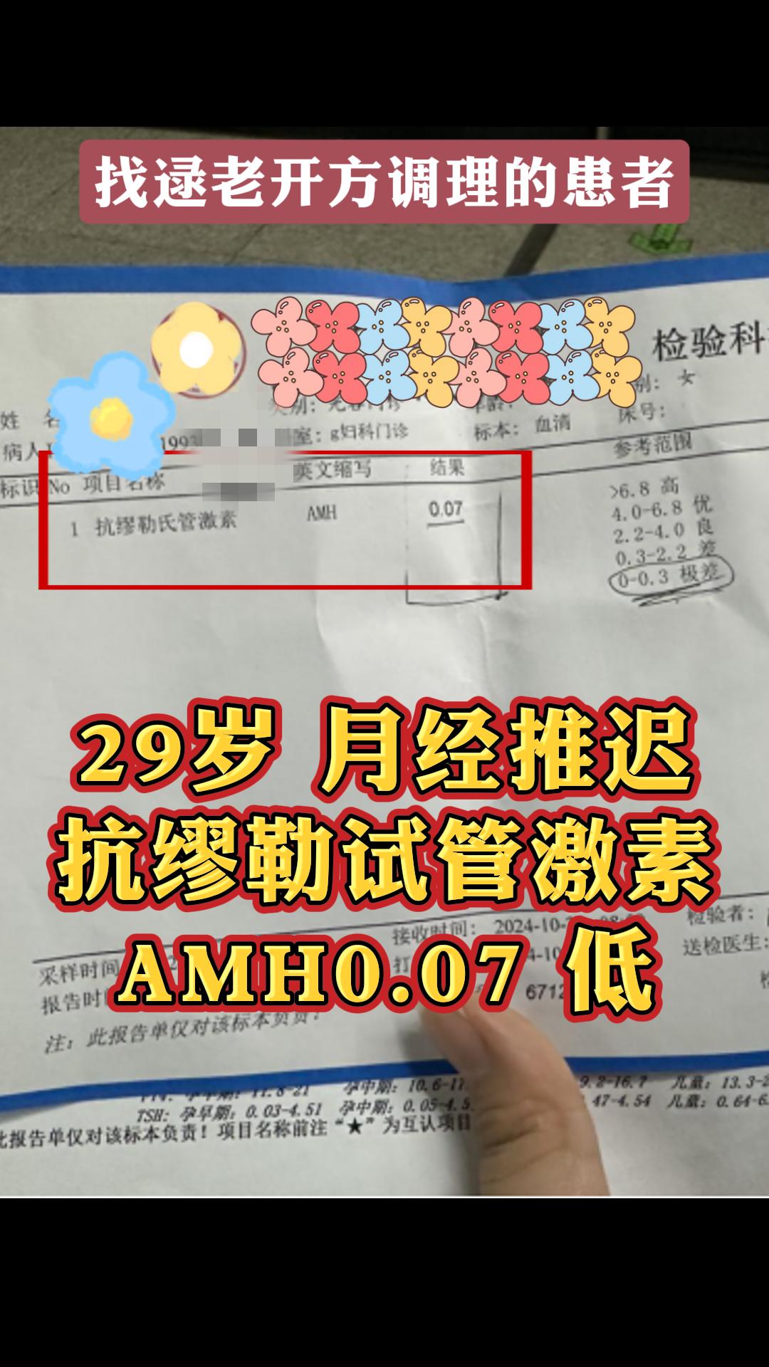 别害怕，卵巢早衰不是不能治。我看了四五十年的这个病，不管是线上看的还是...