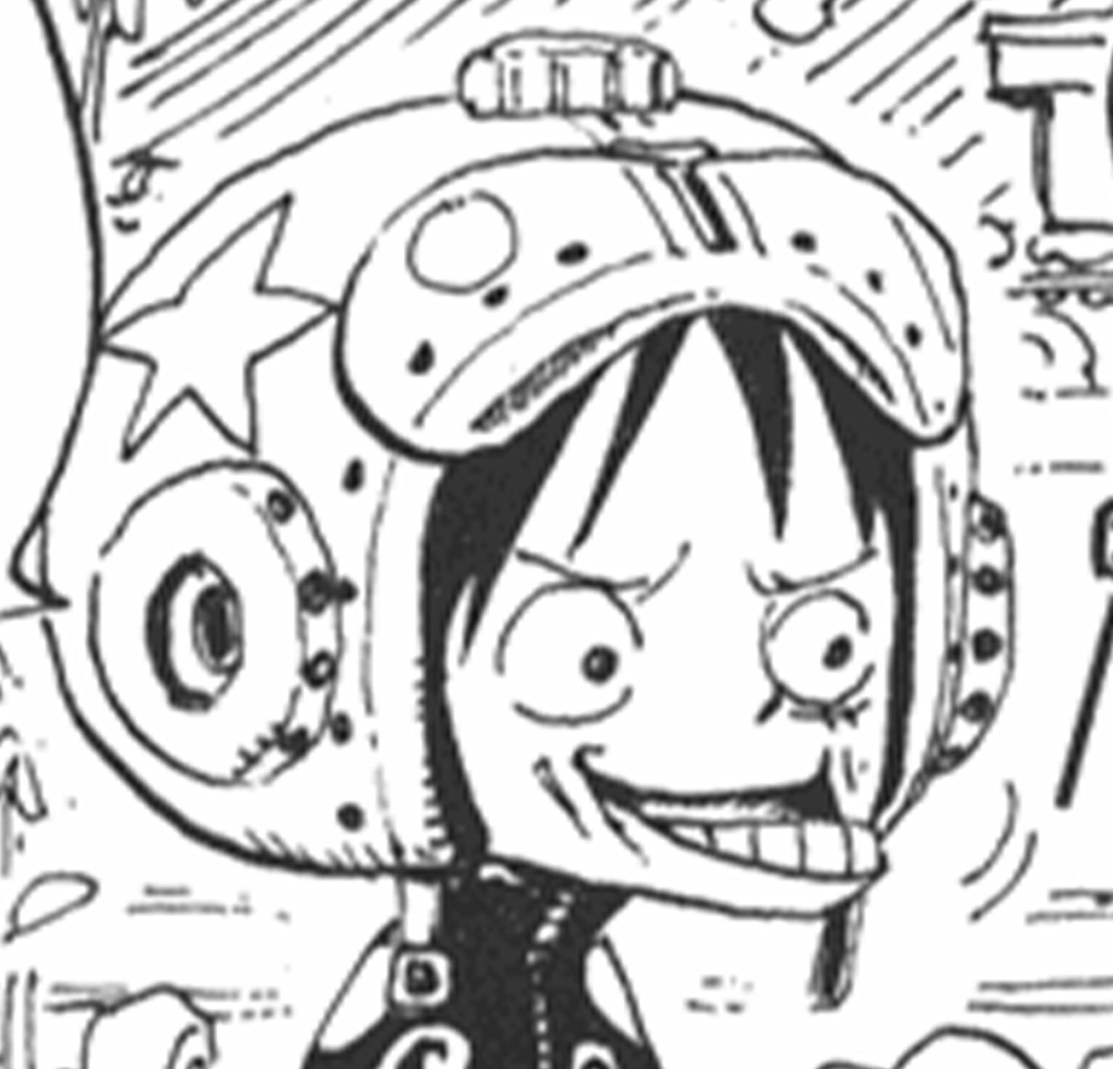 海贼王 海贼王 草帽一伙全员伸下巴恶搞哈哈哈哈哈 