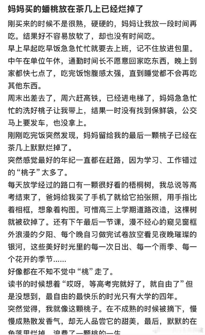 感觉工作真的很浪费时间 忙碌奔波别忽略身边藏着温柔细碎美好。 