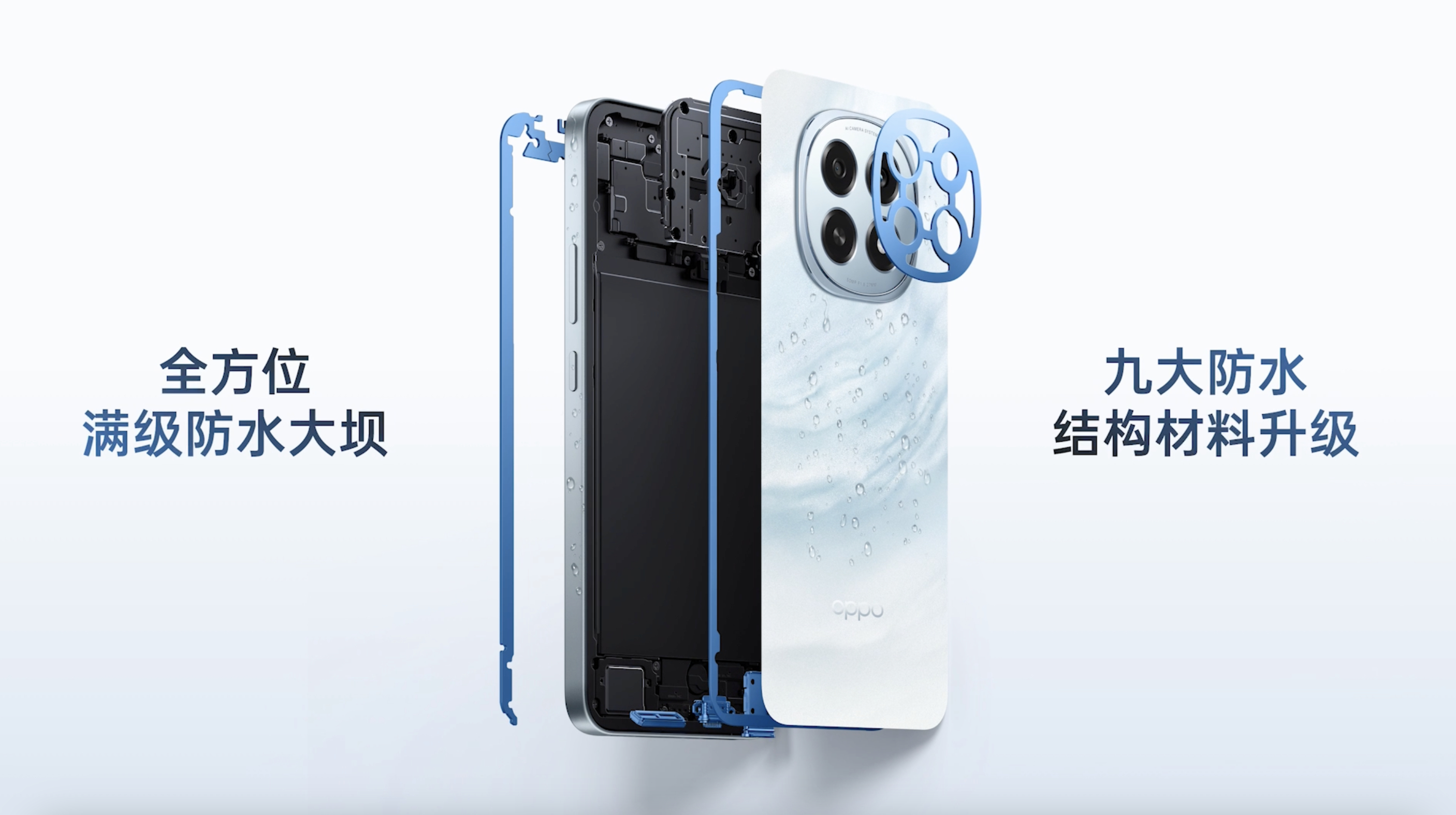 OPPO A5全系标配行业最强IP69防水，无惧泡水、喷水、热水！九大结构升级，