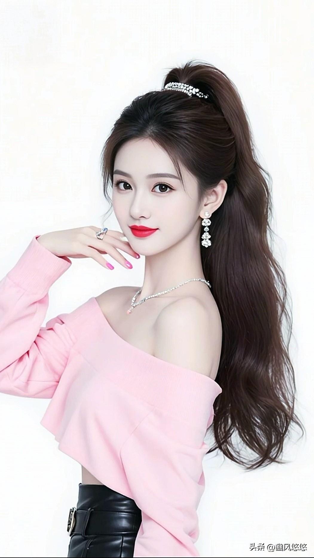 静则温婉娴静，动则俏皮灵动。满满的青春气息。