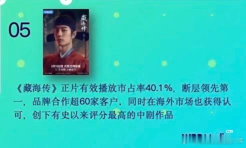 真爆剧自有官方发声，藏海传就是这么权威！不是那些粉丝自己拉的小表格哦，是👖发的