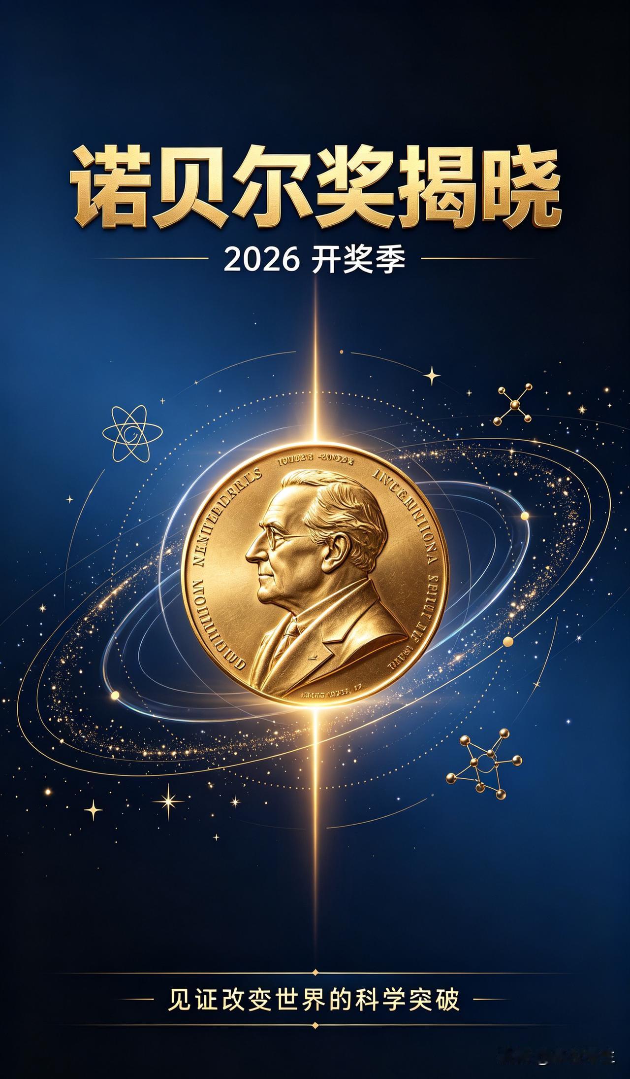 2026诺贝尔奖开启揭晓！科学盛宴来了

一年一度的诺贝尔奖揭晓季正式开启，10