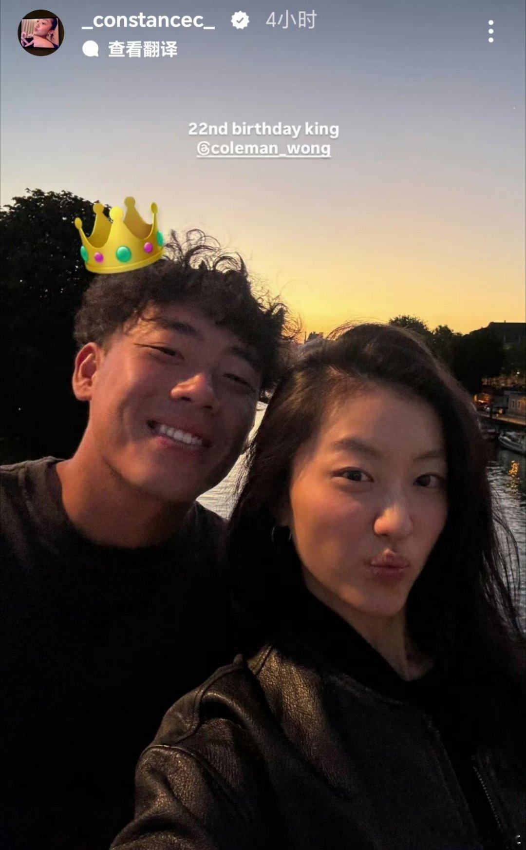 陈奕迅女儿为男友庆生怎么感觉陈奕迅闺女都不小了还有一种岁月的沧桑感，就不能照着陈