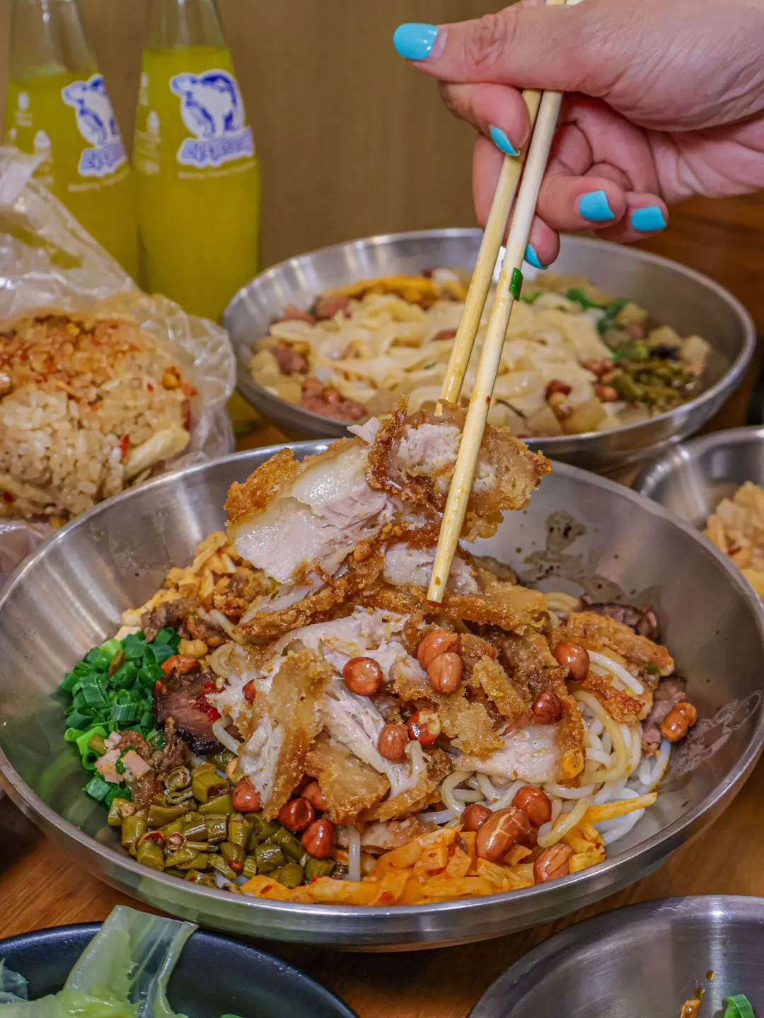 花园桥！打工人干饭的快乐！