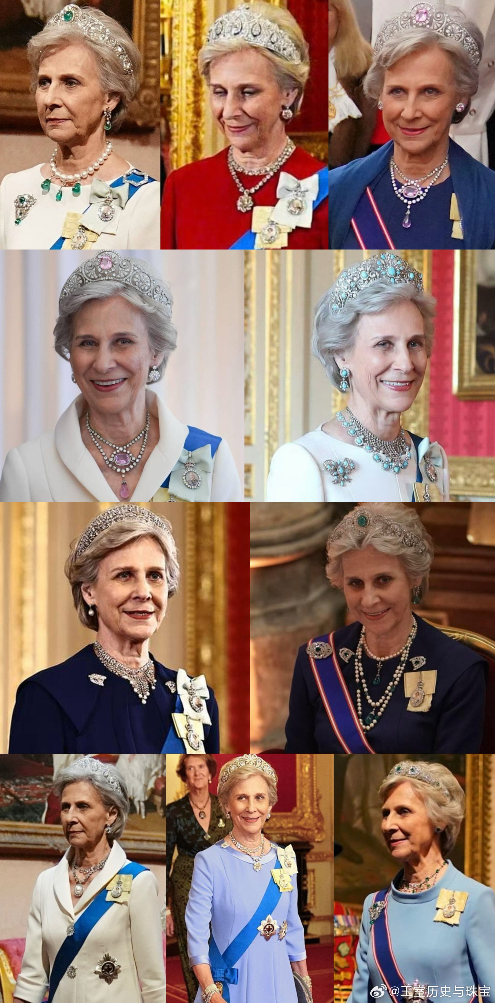 珠宝 分享粉丝投稿，英国格洛斯特公爵夫人布里吉特自英国国王查理三世即位以来，参加