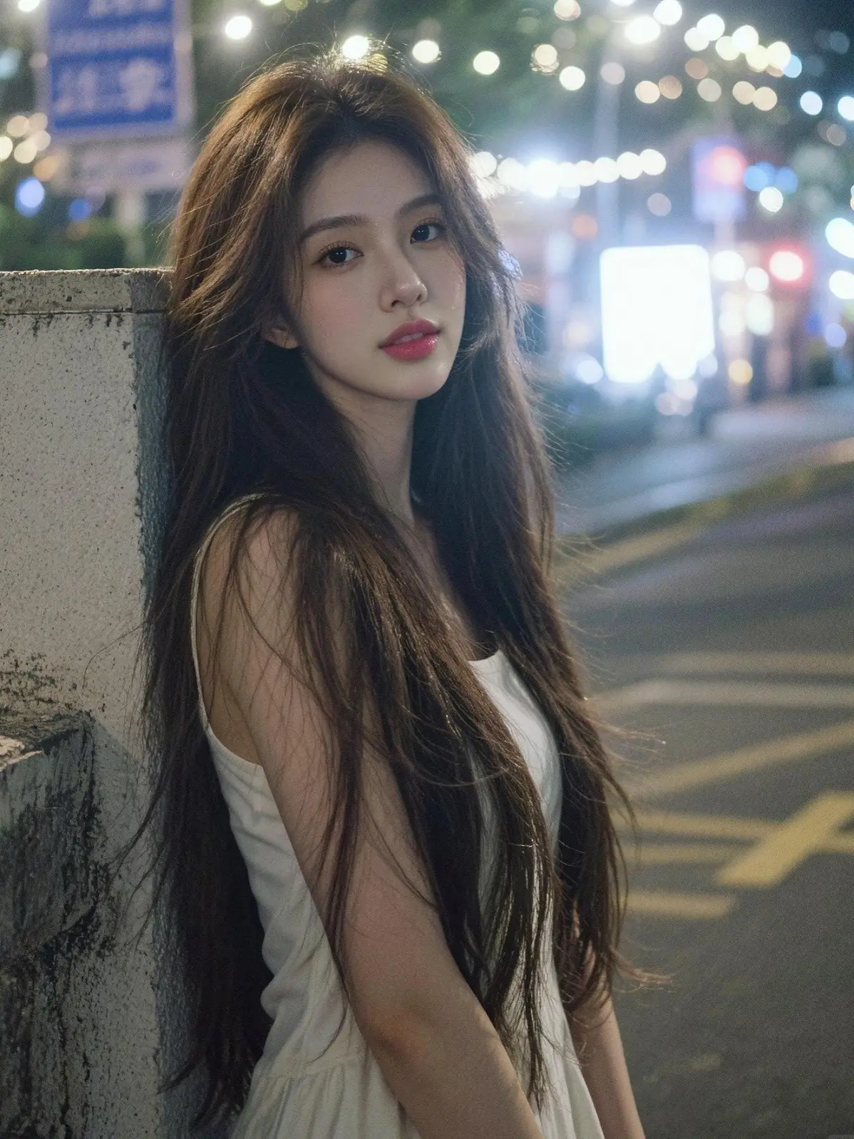 AI夜影发丝写真 随变ai随便玩 ai创作 用ai创作打开春天 随变一拍都很夯