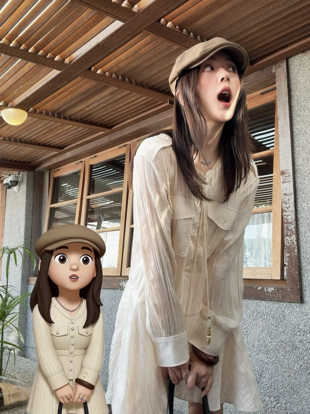 我的早秋穿搭版emoji小人儿，太可爱了！😍