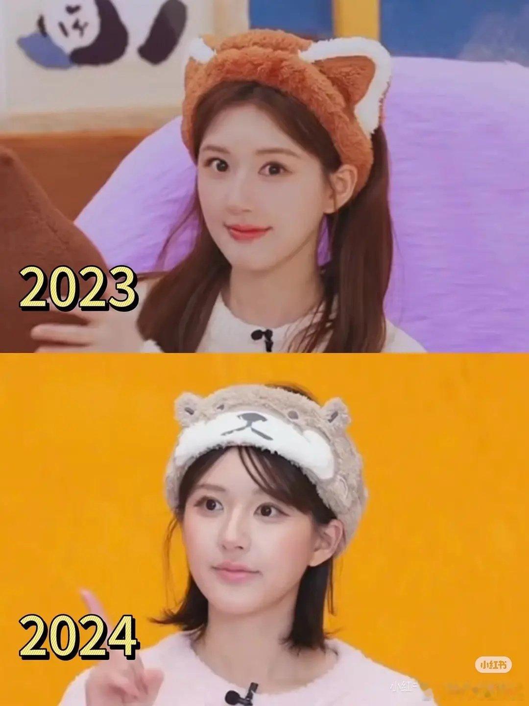 为什么短短一年赵露思变化这么大 ​​​