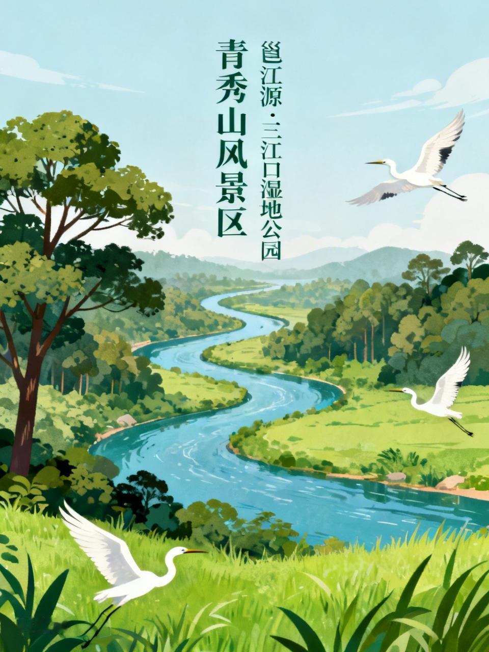 在南宁，想找放松的地方，那邕江源·三江口湿地公园和青秀山风景区都值得一去。
邕江