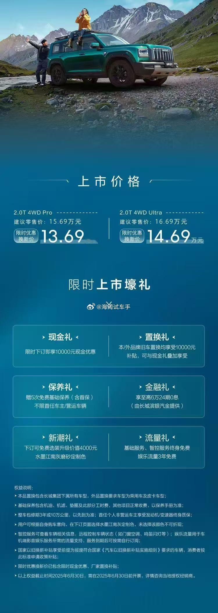 哈弗猛龙的售价！！！您会捧场吗？？？ 海阔试车超话 ​​​