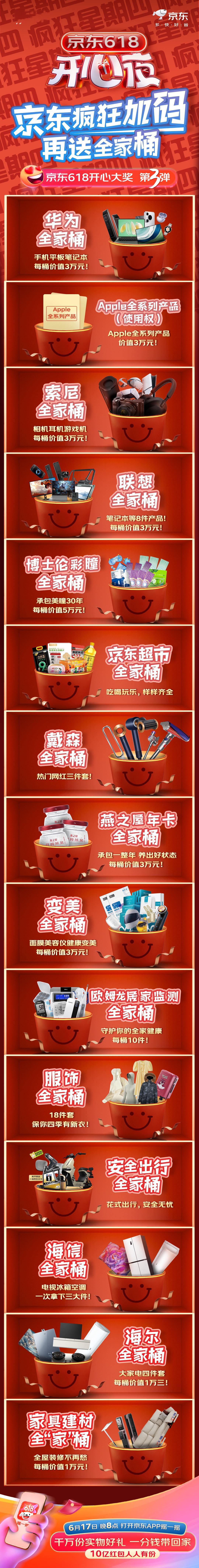 疯狂星期四必须做些疯狂的事！！！#京东全家桶把疯四卷疯了#618全家桶上线，桶桶