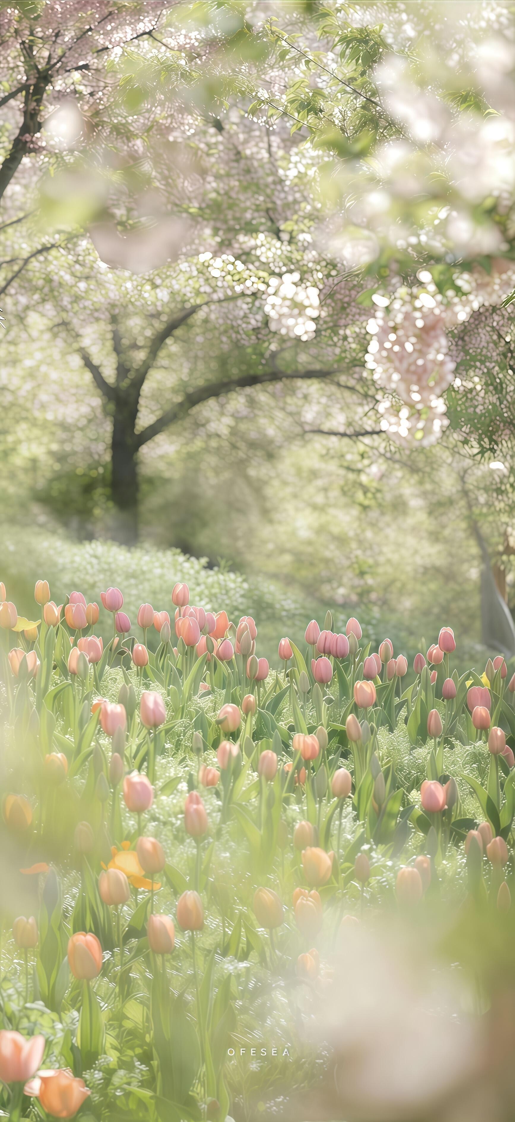 清新风景壁纸🍃🌷봄의 편지／✉ ⊹˚₊春日来信 