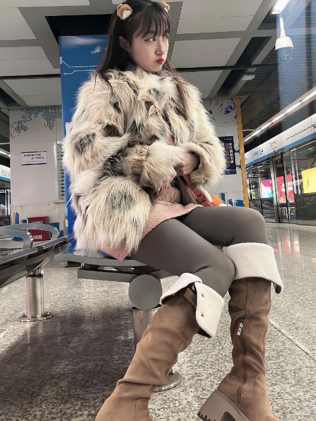 小熊猫穿搭ootd 今天可爱一下吧
