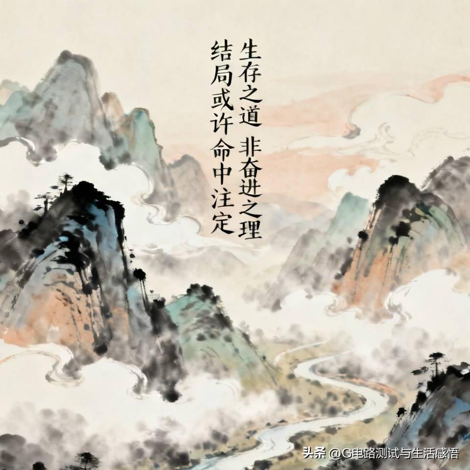 这些是生存之道，并非真正的奋进之理！无论怎样努力去做，最终的结局或许早已命中注定
