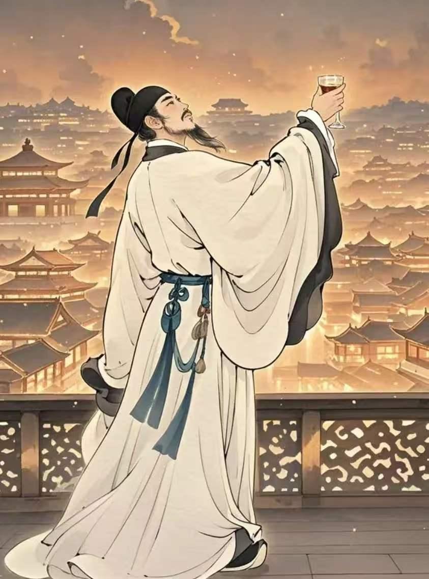 李白不是穷酸诗人，他爸是做大生意的，碎叶城那边过来的，搞丝绸、珠宝、盐铁，家底厚