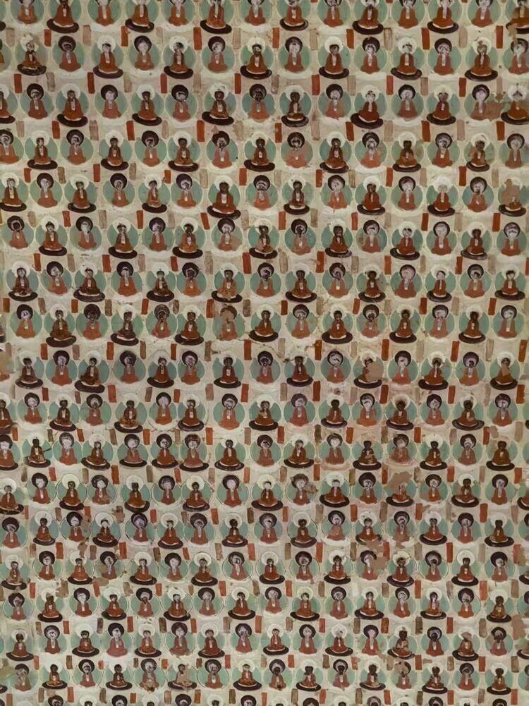 梦回敦煌 | 莫高窟第158窟（中唐时期）此窟是吐蕃时期的代表窟。形制为长方形盝