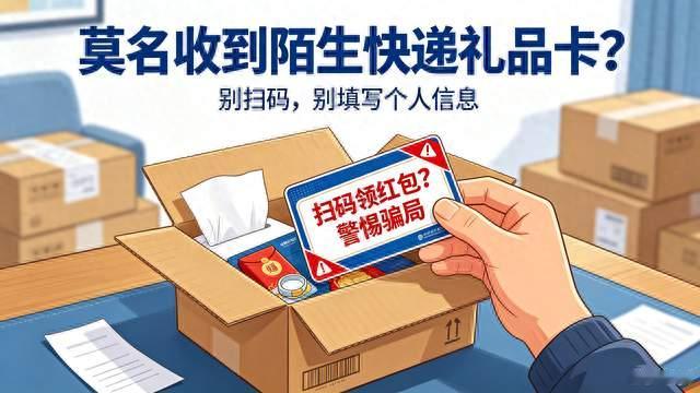 陌生快递寄来礼品卡是福利？这几个误区一定要避开