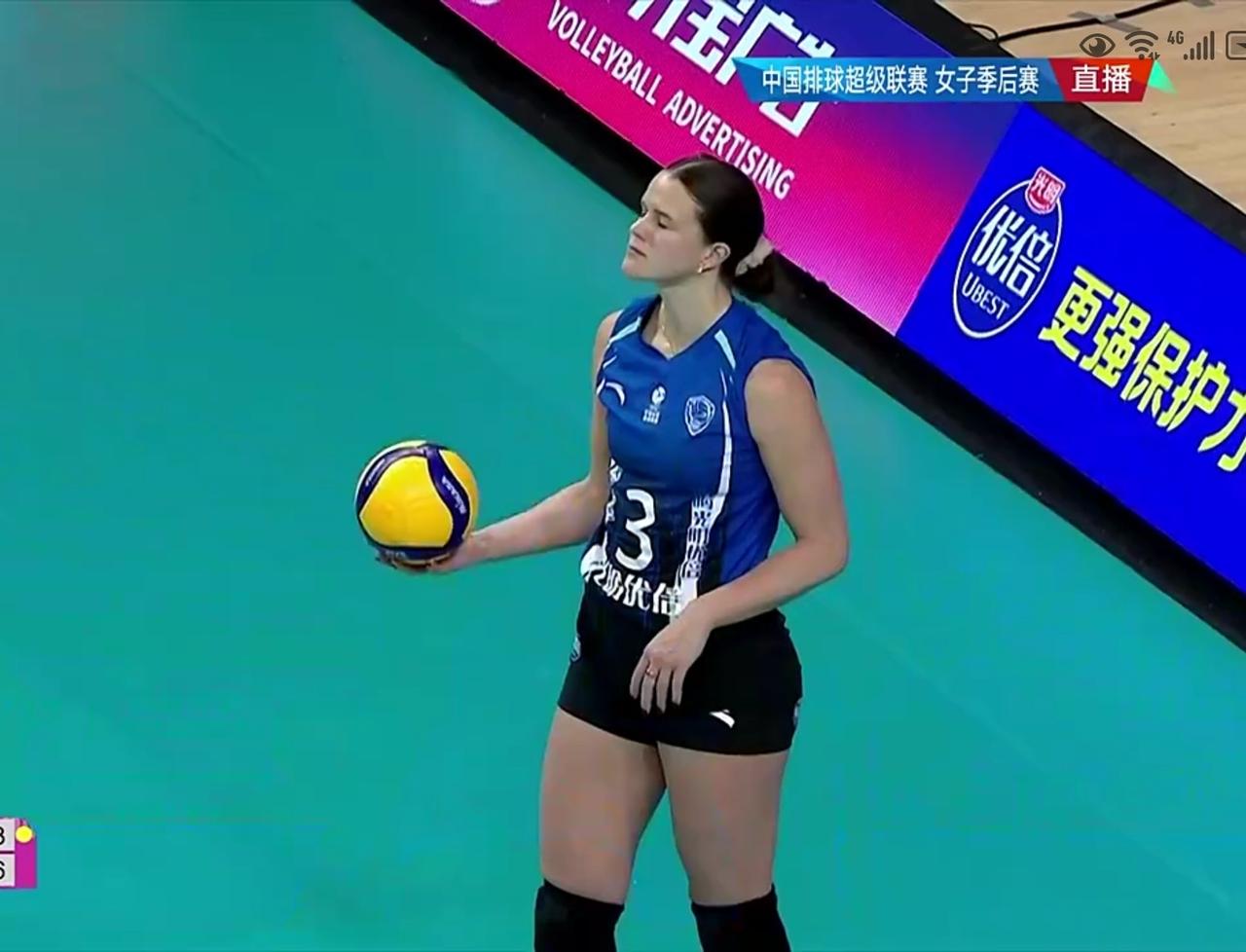 中国排球超级联赛季后赛：上海光明优培3-0完胜天津渤海银行
​
​       