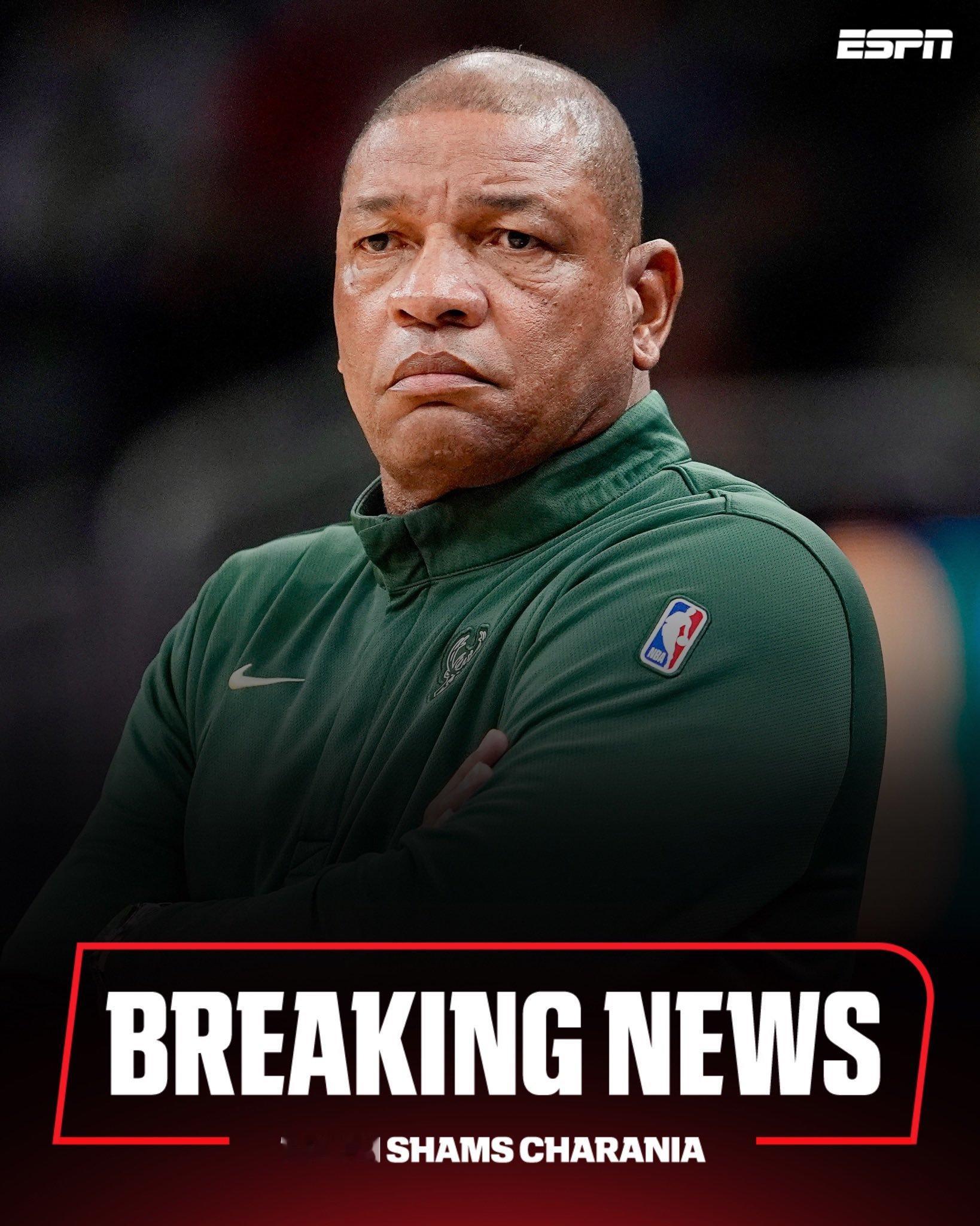 shams：消息人士透露，里弗斯将卸任雄鹿主教练。在以32胜50负的战绩结束本赛