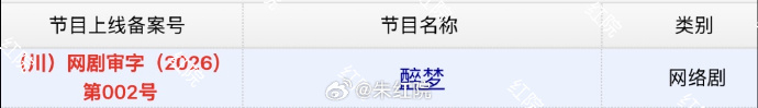 醉梦过审下证 刘诗诗、胡先煦、李乃文、李沁《醉梦》今日过审下证，期待！ 