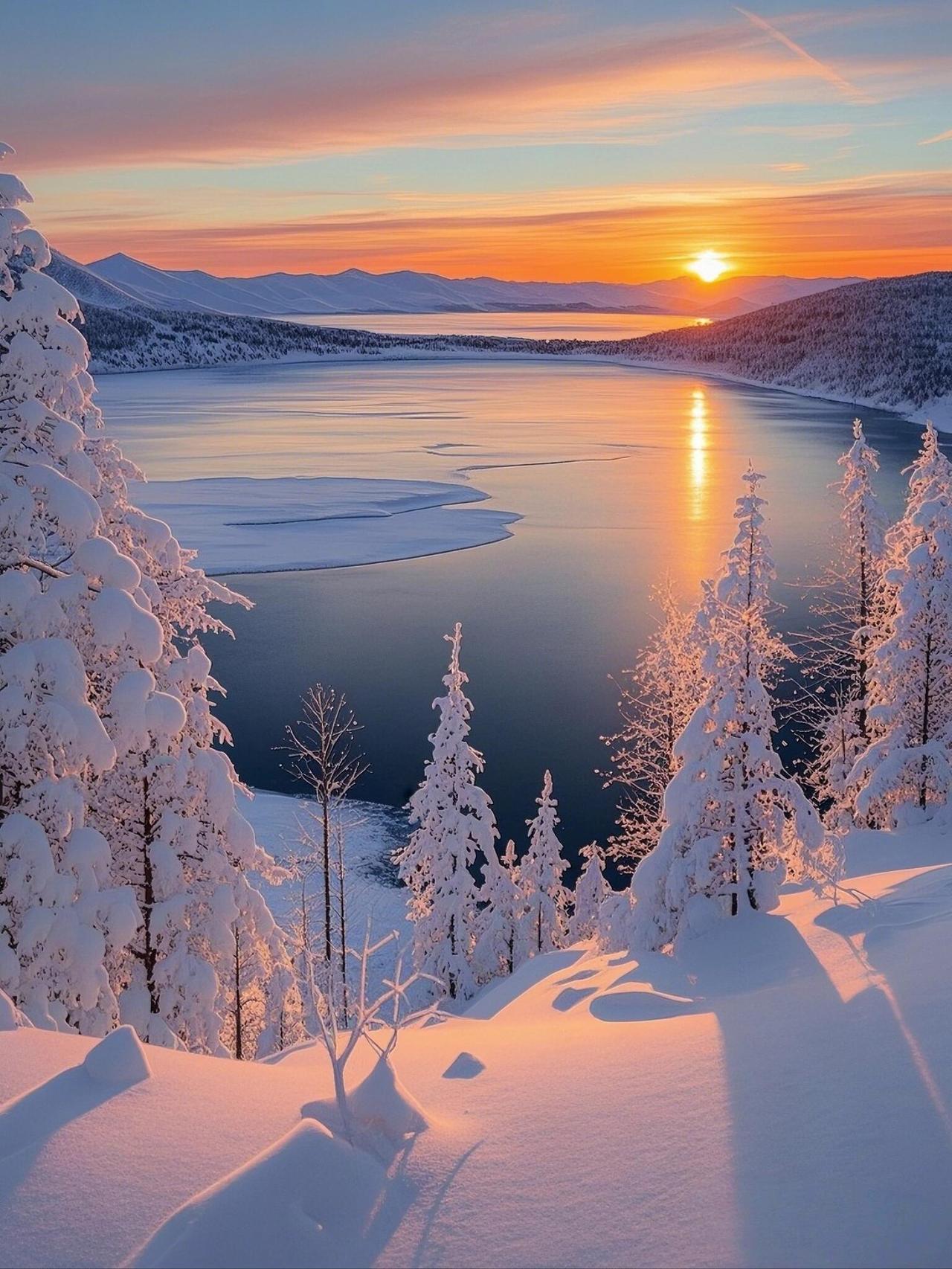 早上5点起来，冒着寒风刺骨凛冽寒风，当我还在睡梦中时，就被朋友叫醒，说山顶的日出