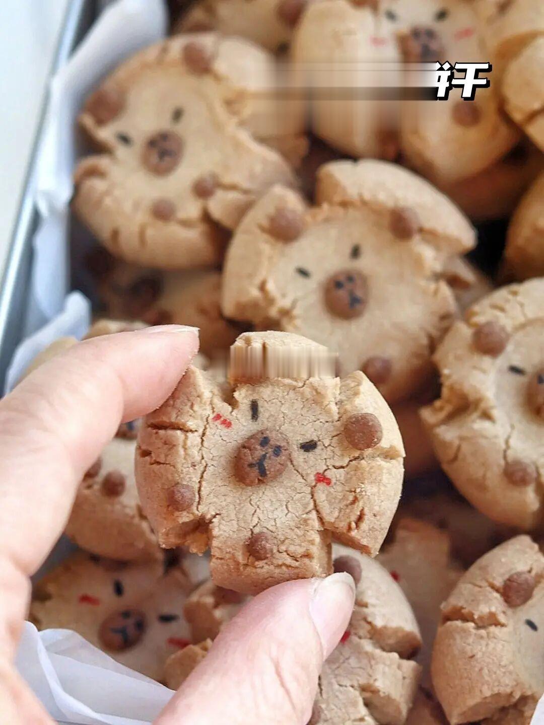 🔥卡皮巴拉~水豚玛格丽特饼干‼️酥掉渣