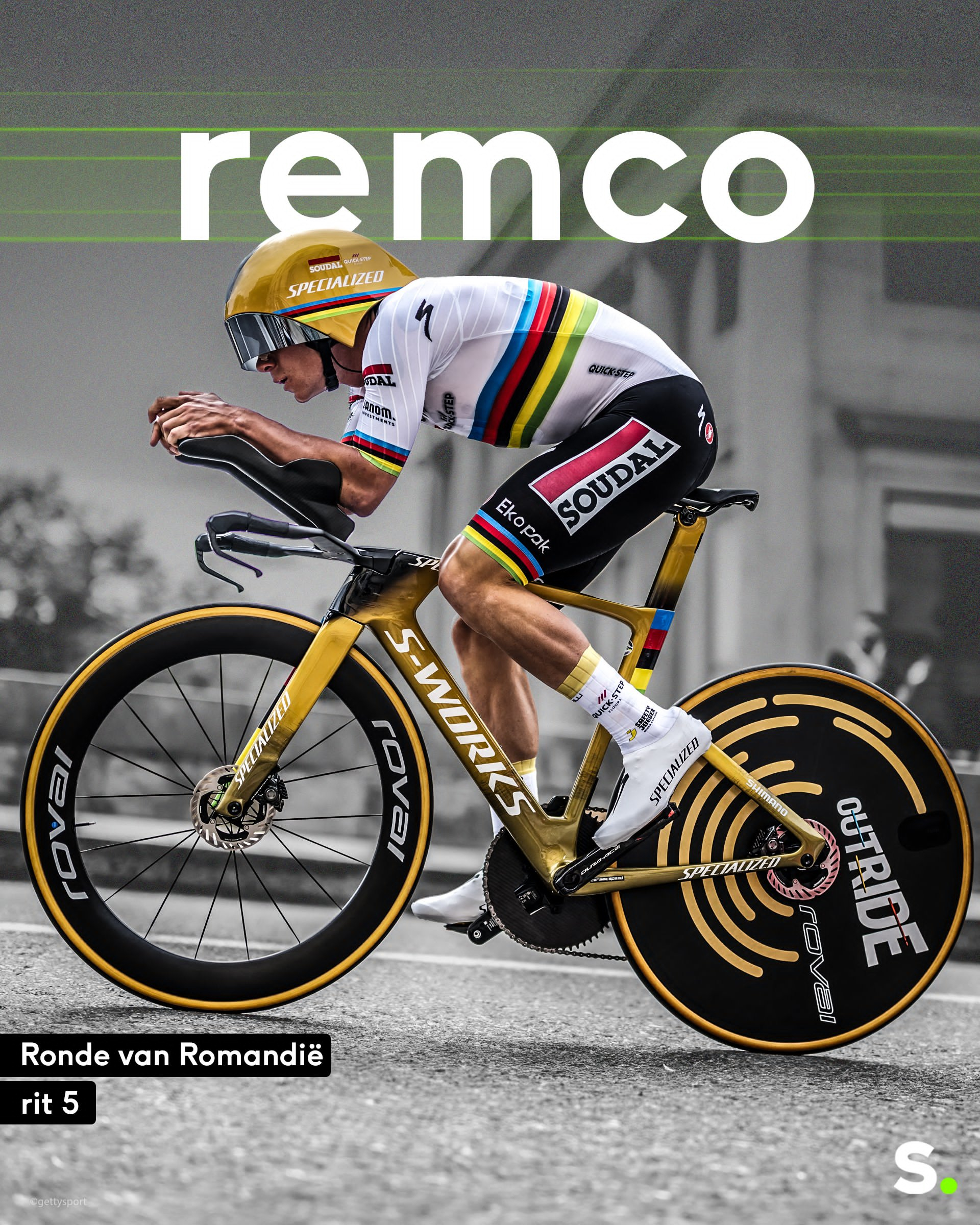 2025环罗曼蒂第五赛段埃菲内普尔夺冠。17.1公里带一个小坡的ITT，贝蒂奥尔