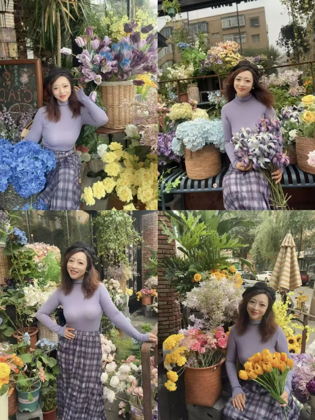 在莫奈的花园里里…跟沈阳似的