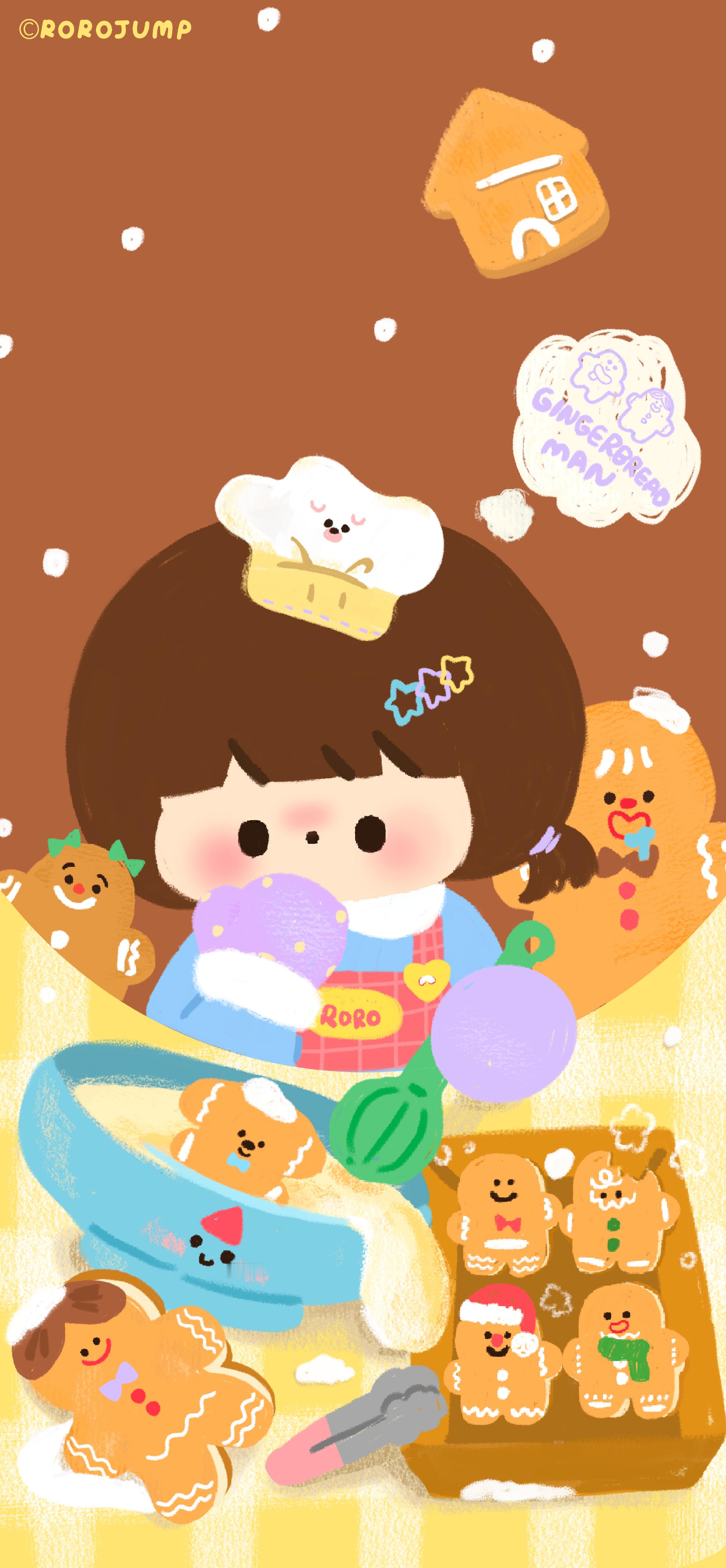 肉肉酱可爱壁纸套图🍨 