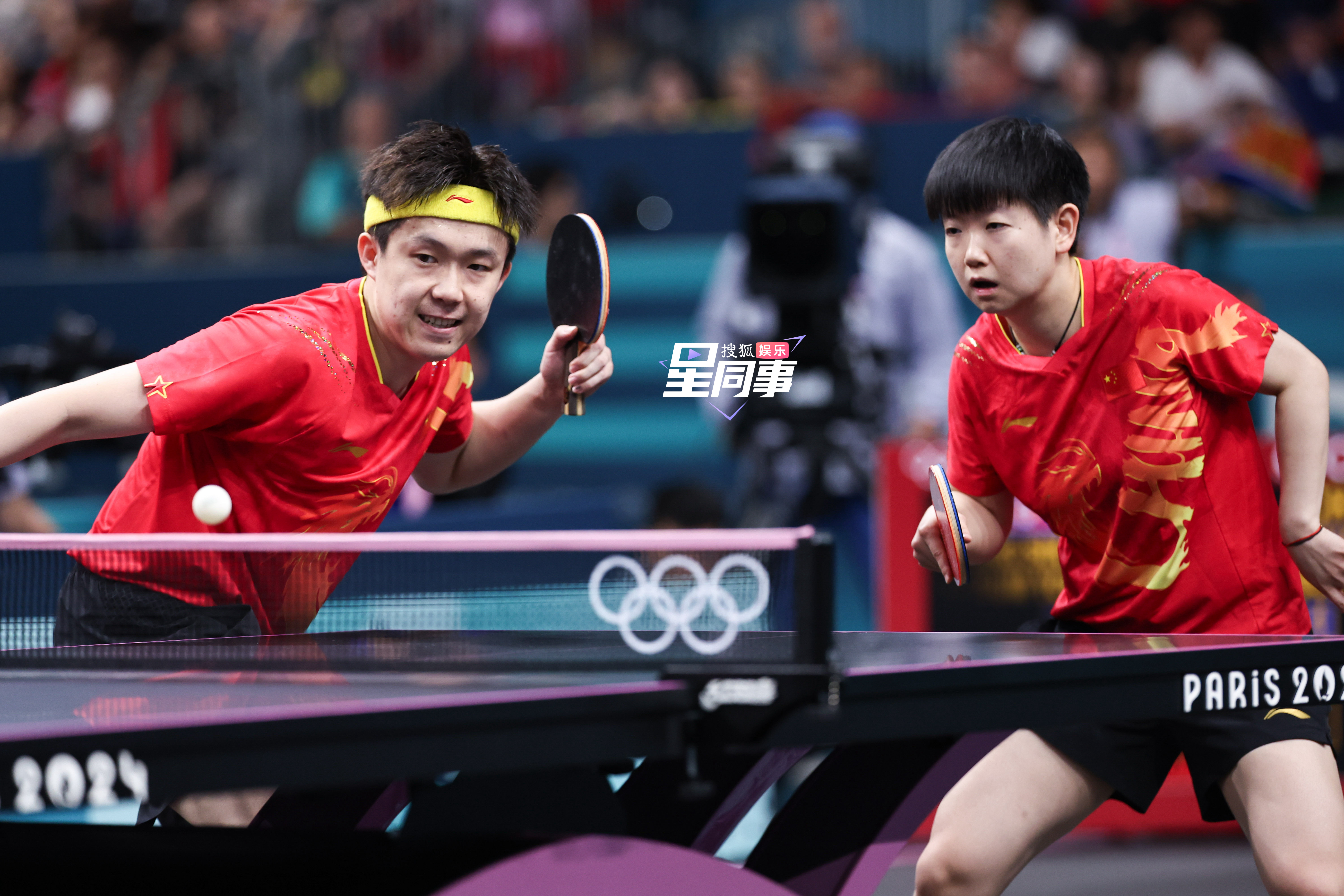 #乒乓球混双决赛#金牌🥇莎头牛！王楚钦孙颖莎金牌搭子！紧张刺激的几局比赛，打出