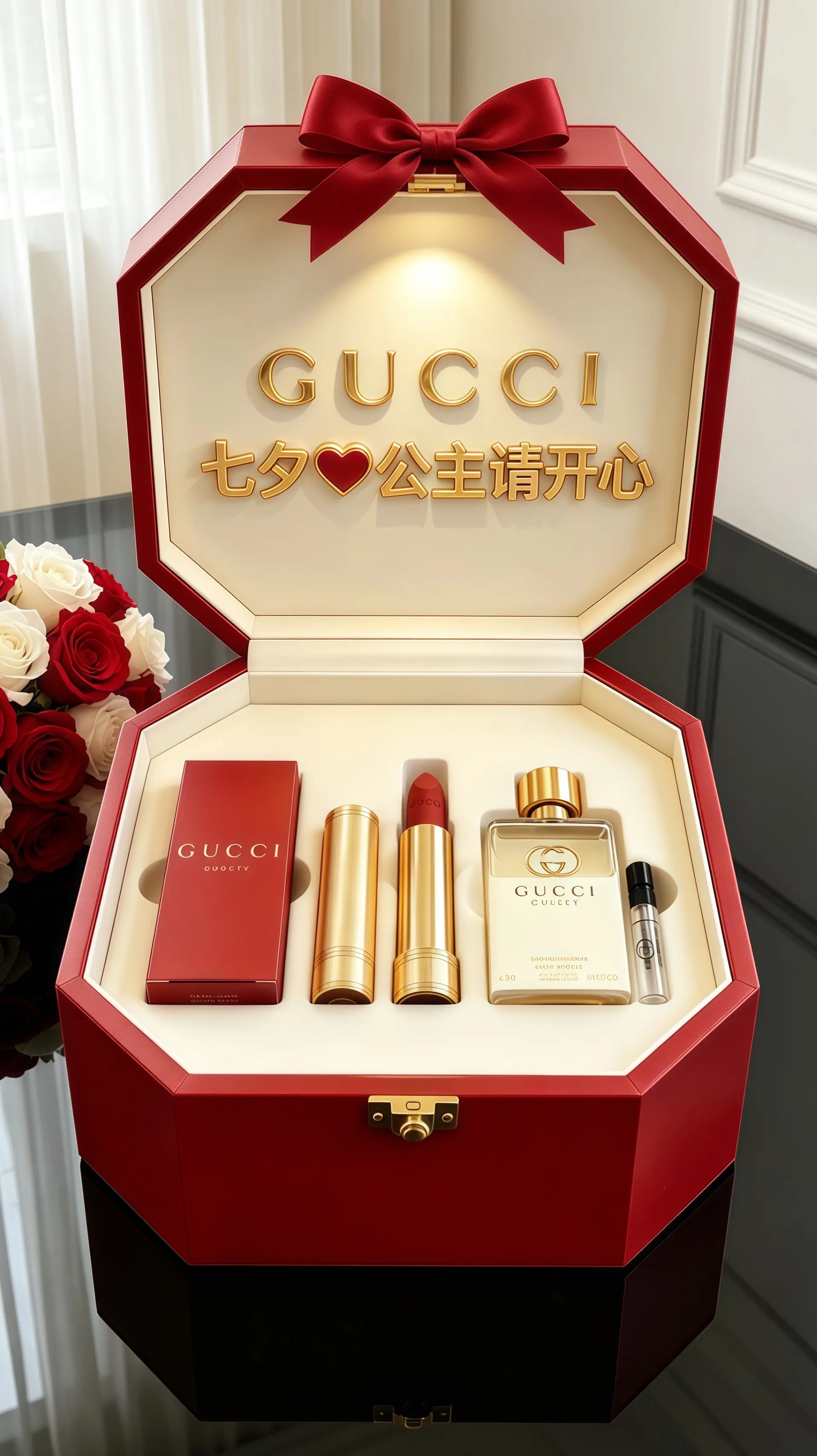 gucci礼盒 女生不能拒绝的礼物 七夕节礼物  女生喜欢收到的礼物 七夕礼物