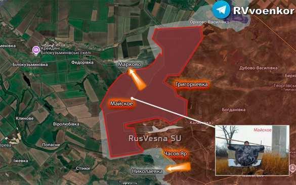 俄国军队正从恰西夫亚尔向克拉马托尔斯克城市群推进

在克拉马托尔斯克方向，查西夫