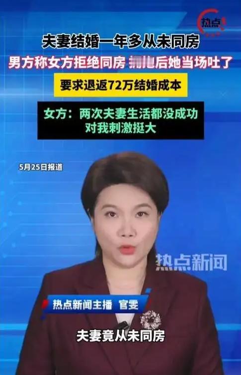 5月25日，福建法院公布了一桩挺特别的官司。一对刚结婚的小两口，新婚头晚老公连着