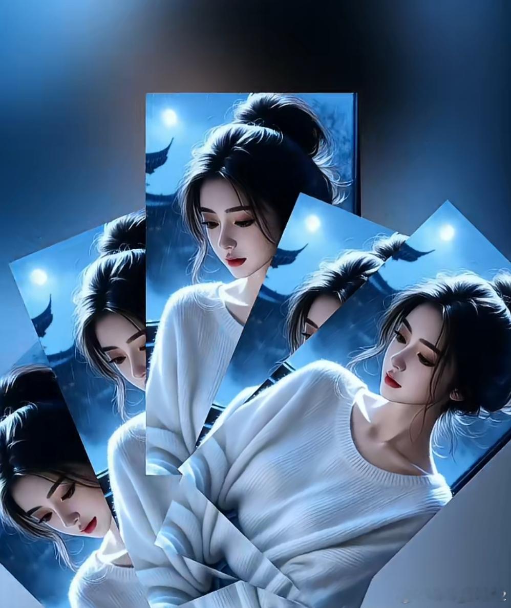 洋洋高锐·莲花盛开、吗◎她……犹如一轮秋月在水中轻漾◎明月夜蝉声……断池塘莲花如