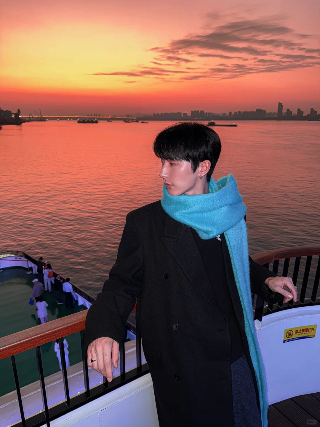 南京最美落日游轮🚢氛围感的神！！！