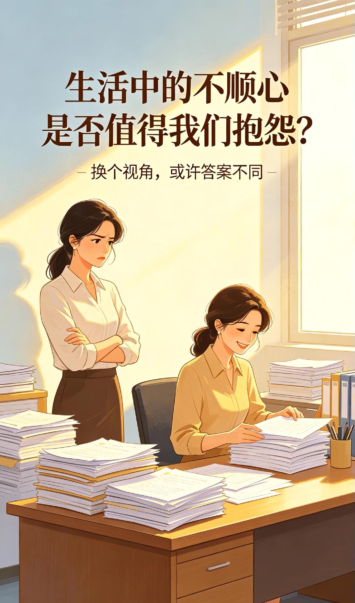 生活中的不顺心是否值得我们抱怨?