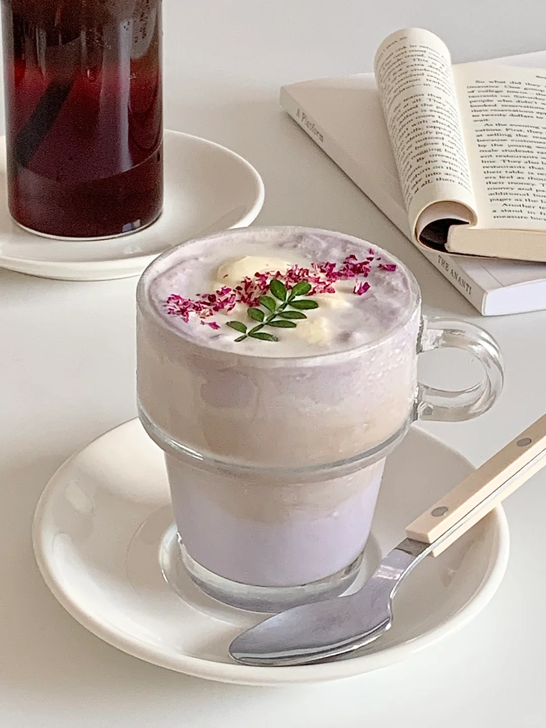 Home cafe｜梦幻奥运紫💜 特调咖啡☕