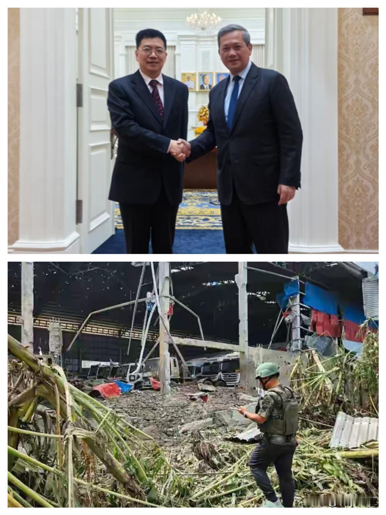 谁能想到，特朗普高调调停都压不住的柬泰边境战火，中国低调出手就有了降温苗头！这波