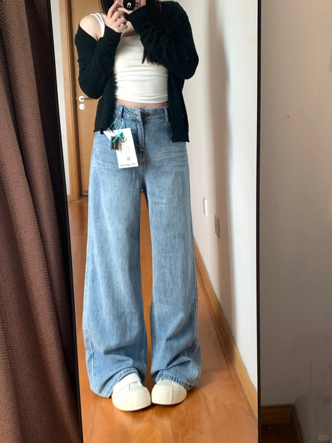 158/105微胖梨形买到超满意夏天阔腿裤！🥰