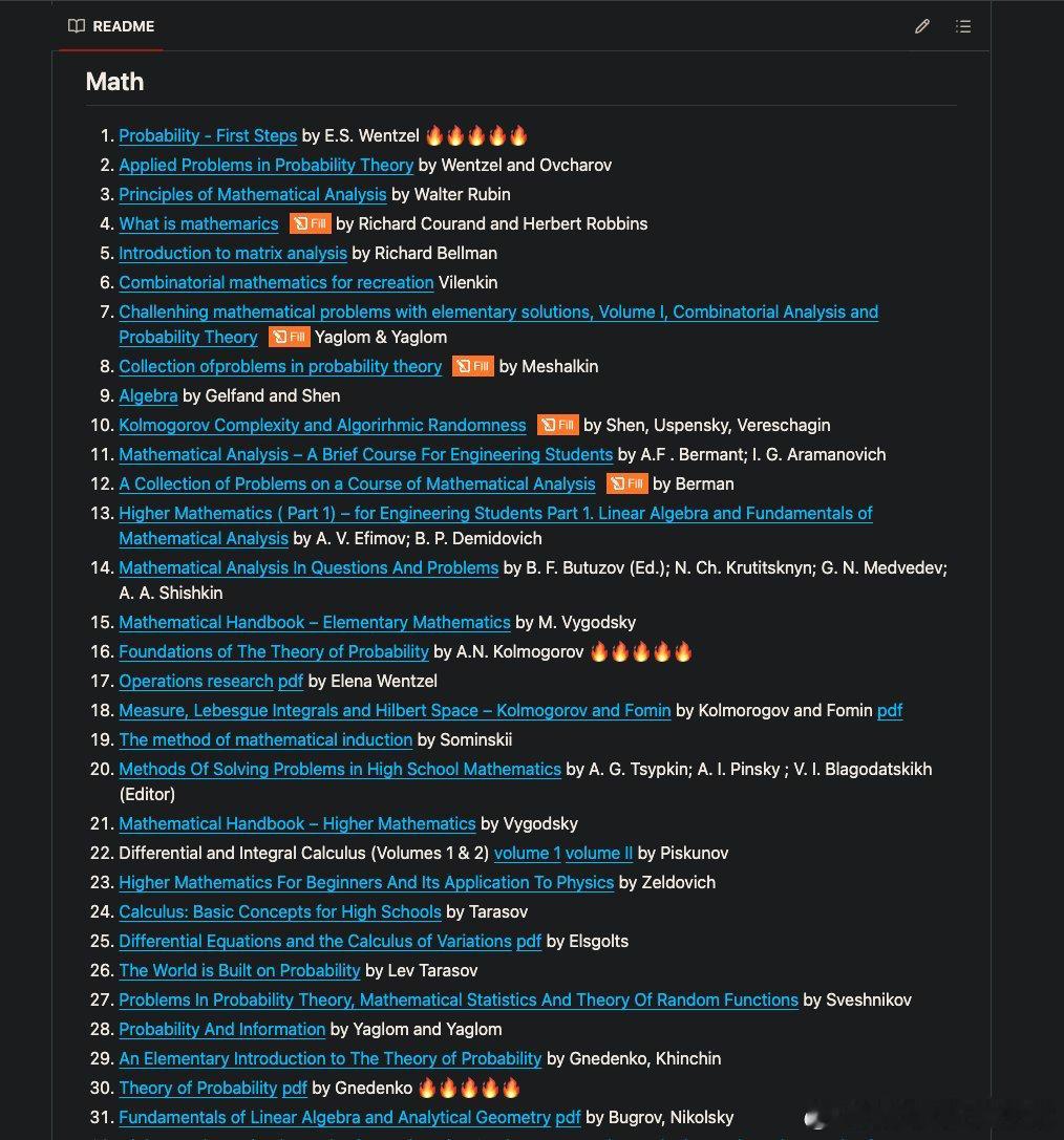数学爱好者必备资源库！📚✨GitHub 上的【Awesome_Math_Boo
