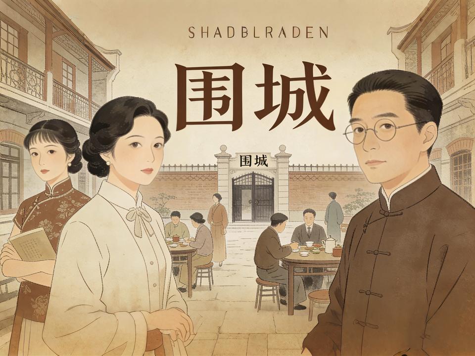 读懂《围城》的人，都已经不再年轻了
 
年少读《围城》，只当是一场热闹的讽刺喜剧