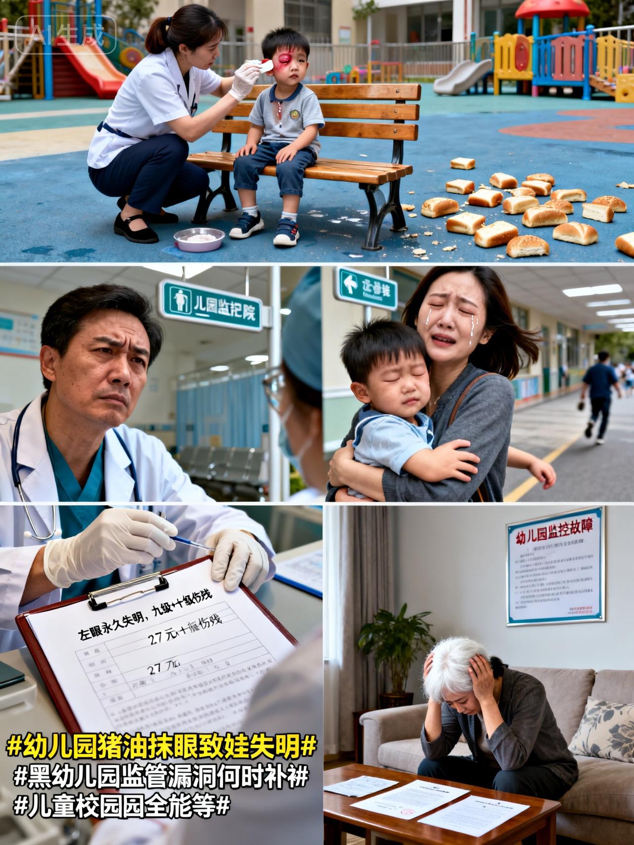 猪油抹瞎5岁娃！幼儿园这蠢招，凭啥让孩子用一辈子光明换？
 
今早刷到江西瑞昌这